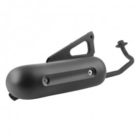 Pot D’Échappement Tecnigas Q-TRE Chromé Pour Peugeot 50cc (City Star, Django, Kisbee…) – Performances Améliorées, Son Sourd, Homologué