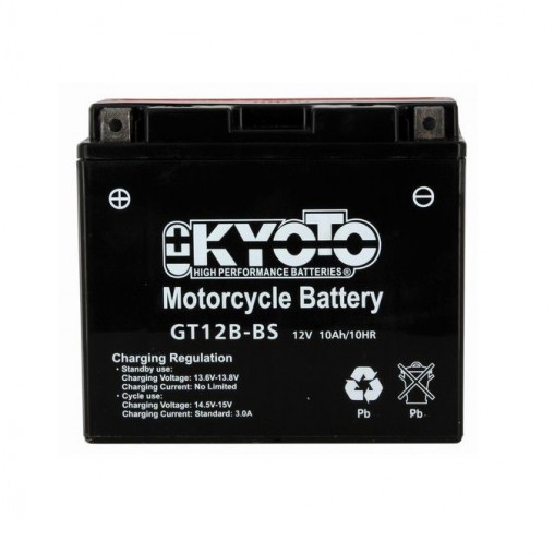 Batterie moto Kyoto / Fulbat YT12B-BS 12V 10AH